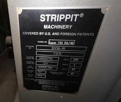USED 1996 Strippit Super 750 SG/40
