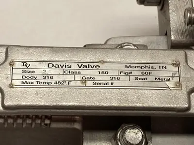 New | in-Stock DAVIS 150 60F Pump & Valve Parts | Surplus Asset Holdings #1218783