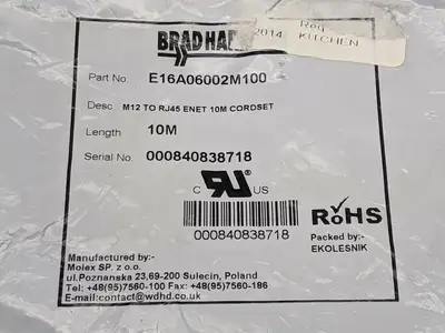 New | in-Stock Brad Harrison E16A06002M100 Misc Electrical & Power Parts Michigan US | Maverick Industrial Sales #1396793