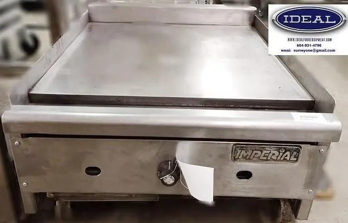 Imperial 24" gas flat top grill