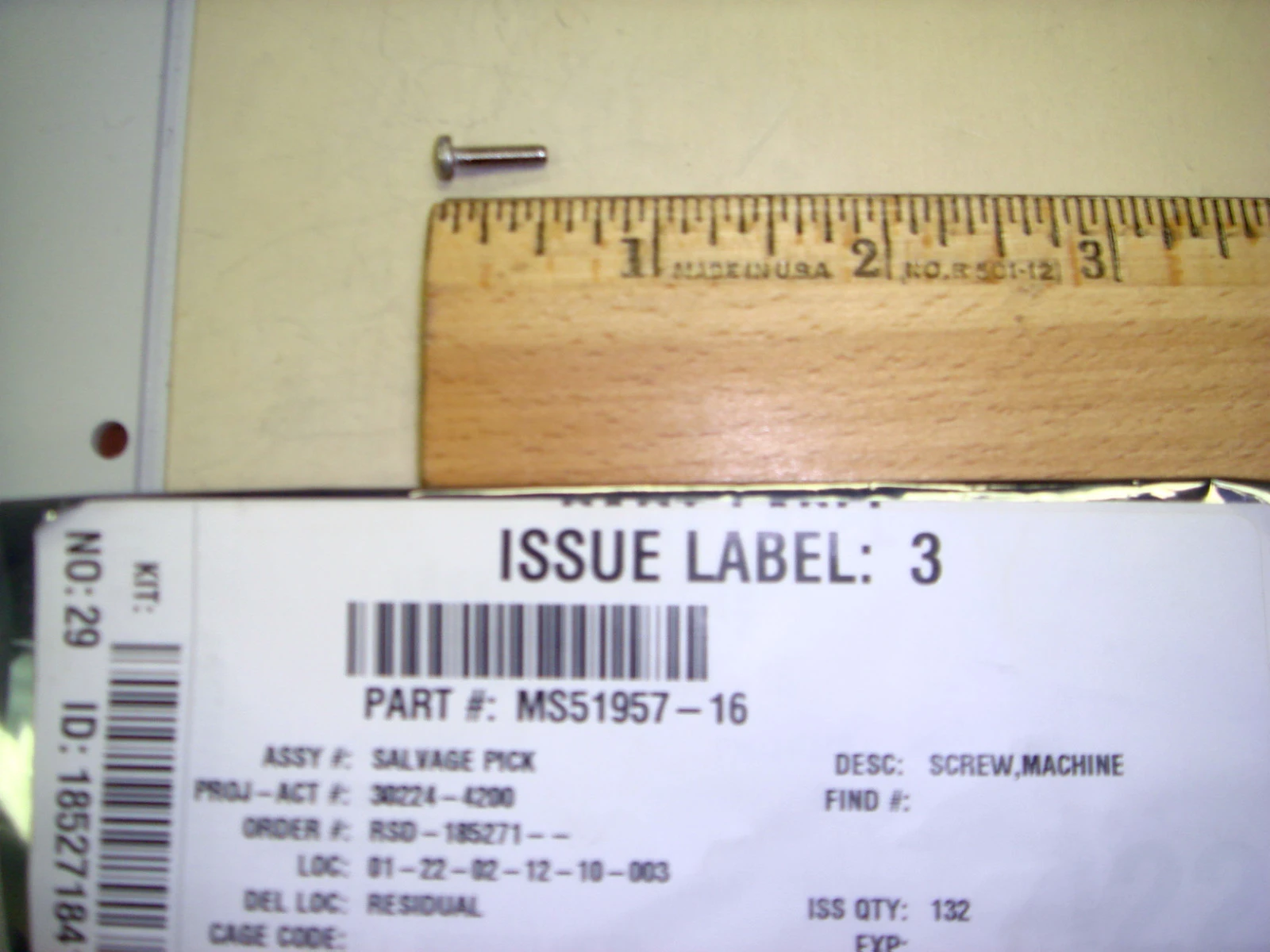 NEW Phillips Pan Head MS51957-16