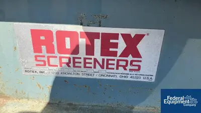 USED Rotex 60" X 120" ROTEX SCREEN, C/S, TWO DECK