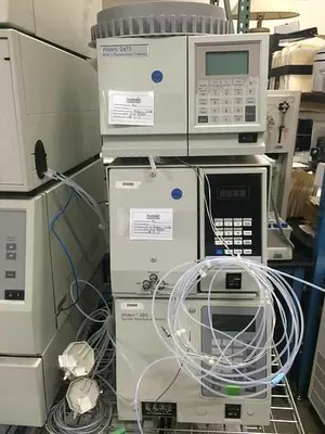 USED WATERS HPLC