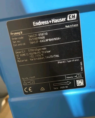 New | in-Stock Endress+Hauser 5W4C2F-D587/0 Meters - Misc Indiana US | J&J Industrial Supply #884400