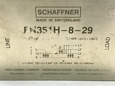 USED SCHAFFNER FN351H-8-29