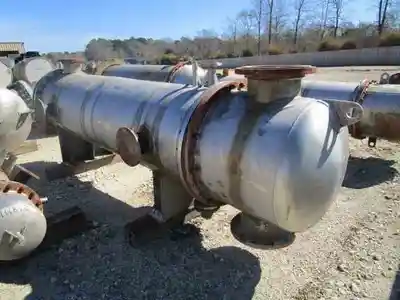1185.1 sq ft praj industries stainless steel shell & tube heat exchanger