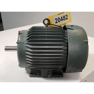 Used 3HP Baldor Severe Duty TEFC 213T Electric Motor, 460 Volt