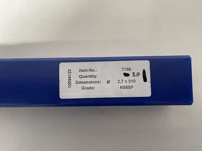 NEW KONRAD FRIEDRICHS GMBH & CO. KG K55SF 9% COBALT CARBIDE RODE