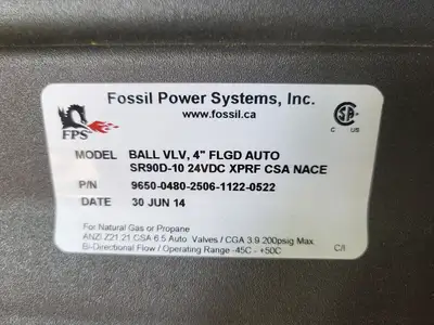 NEW FOSSIL POWER SYSTEMS 9650-0480-2506-1122-0522