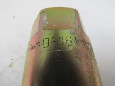 Dynaquip Controls DF16 Quick Disconnect Fitting 1"NPT Two Way Shutoff