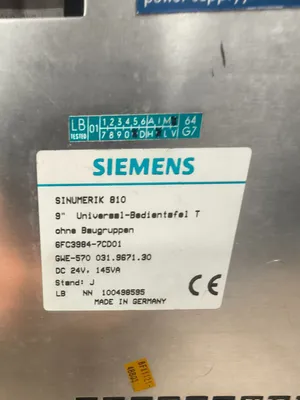Used SIEMENS 6FC3984-7CD01 Servo Drives South Carolina US | ESS Industrial Equipment Sales #1326621
