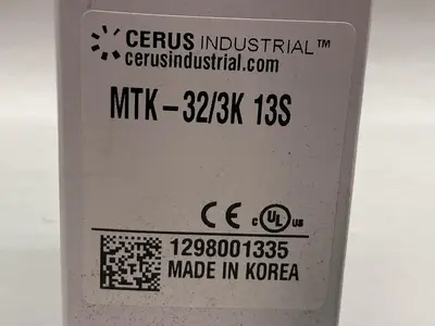 New | in-Stock CERUS MTK-32/3K 13S Miscellaneous Equipment (Electrical & Power) | Surplus Asset Holdings #1199073
