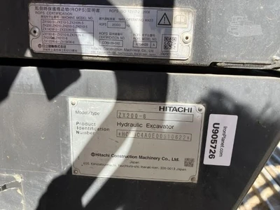 Used 2021 HITACHI ZX200-6 Crawler Excavators New York US | Beck Equipment #1509298