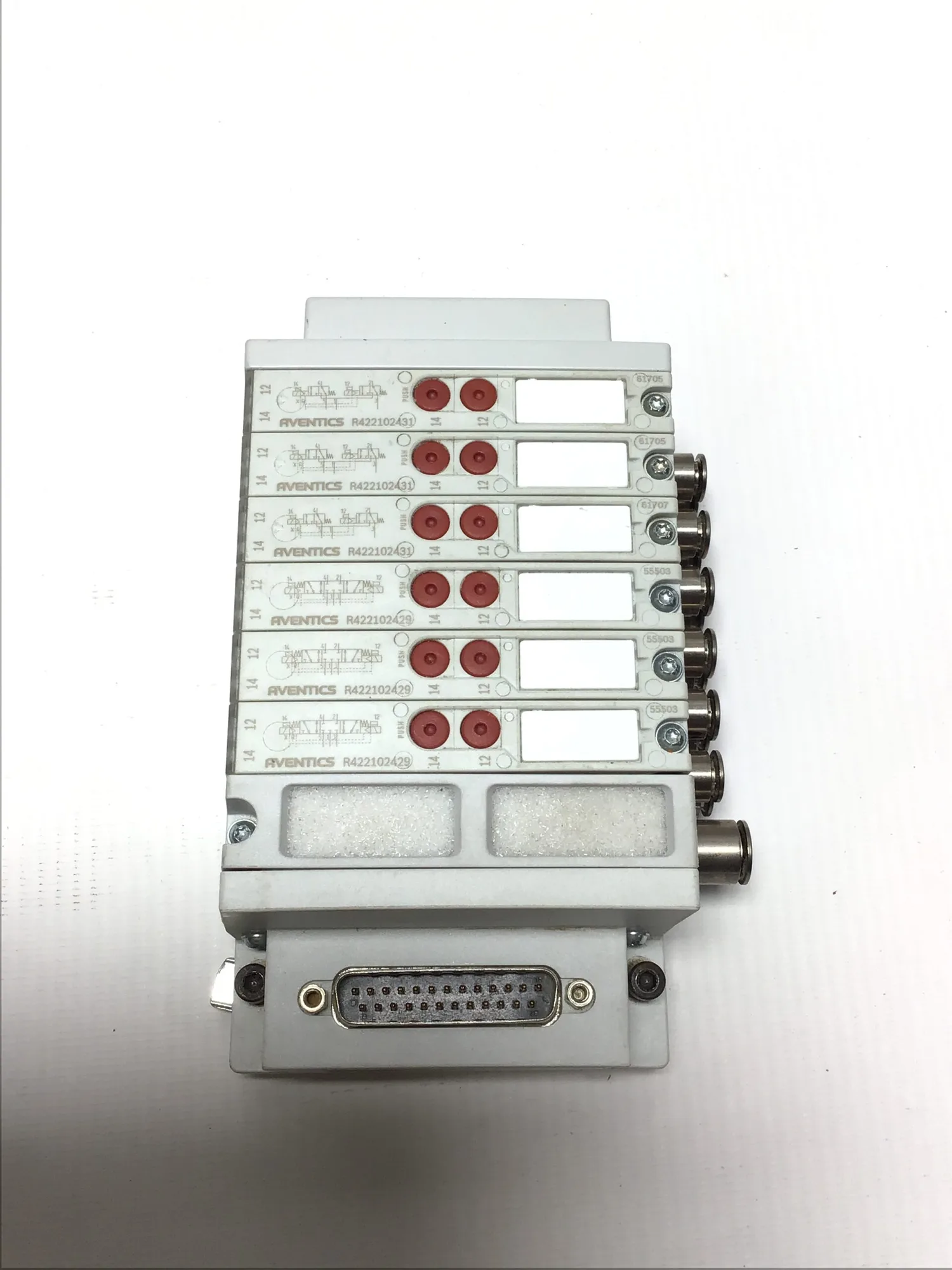 Aventics R480755415 – R422102431 Pneumatic Block Manifold 8bar