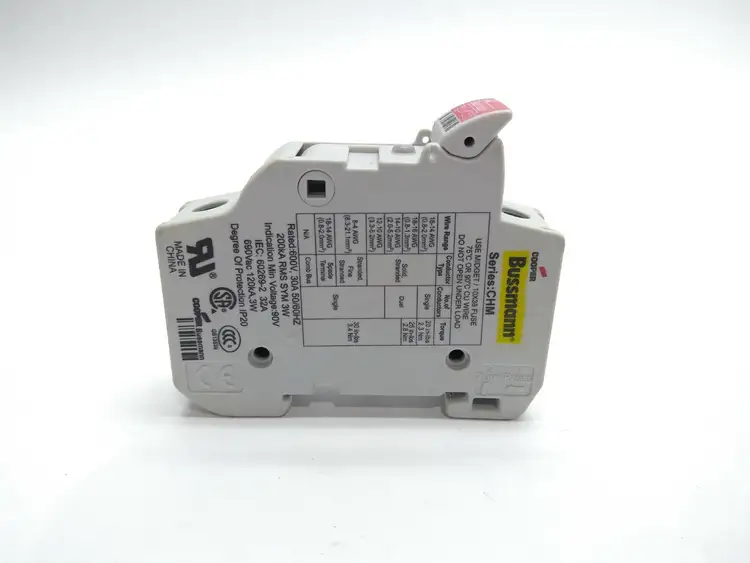 New | in-Stock Cooper Bussmann 32A Fuseholder Rail Mount Fuse Accessories Michigan US | Maverick Industrial Sales #1389210