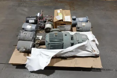 PALLET OF ASSORTED AC/DC MOTORS