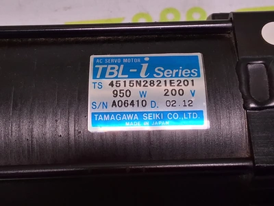 TAMAGAWA 4515N2821E201 AC SERVO MOTOR TBL-i SERIES 950W 200V