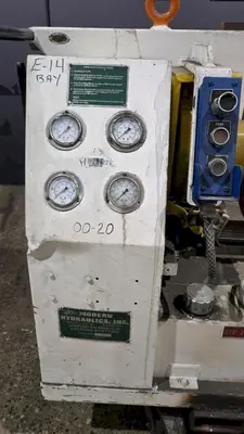 40 TON MODERN HYDRAULICS 4 CYLINDER PORTABLE HYDRAULIC DIE SETTING & SEPARATING SYSTEM: YOBRO #23865