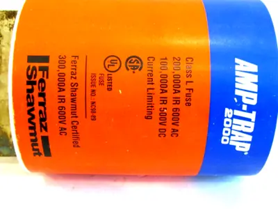 NEW FERRAZ SHAWMUT A4BQ1600 FUSE 1600A 600V