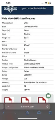 USED WELLS VCS2000