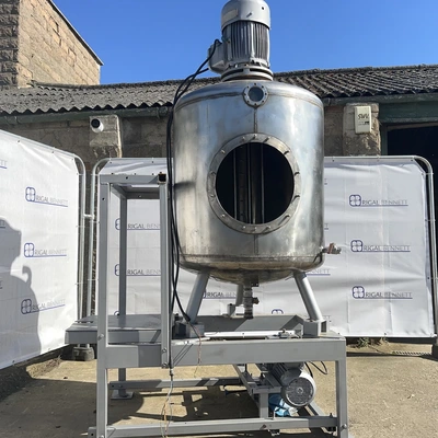 850L S/S Vertical Enclosed Shearhead Mixing Tank