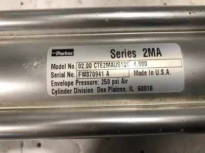 Parker 2MA CTE2MAUS13C Air Cylinder Pneumatic 2″ x 4″ Single Rod