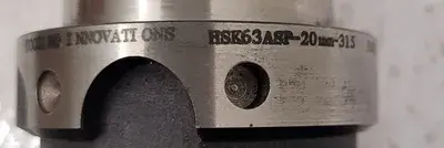 USED TOOLING INNOVATIONS HSK63ASF-20MM-315