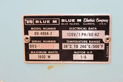 USED BLUE OV-490A-2