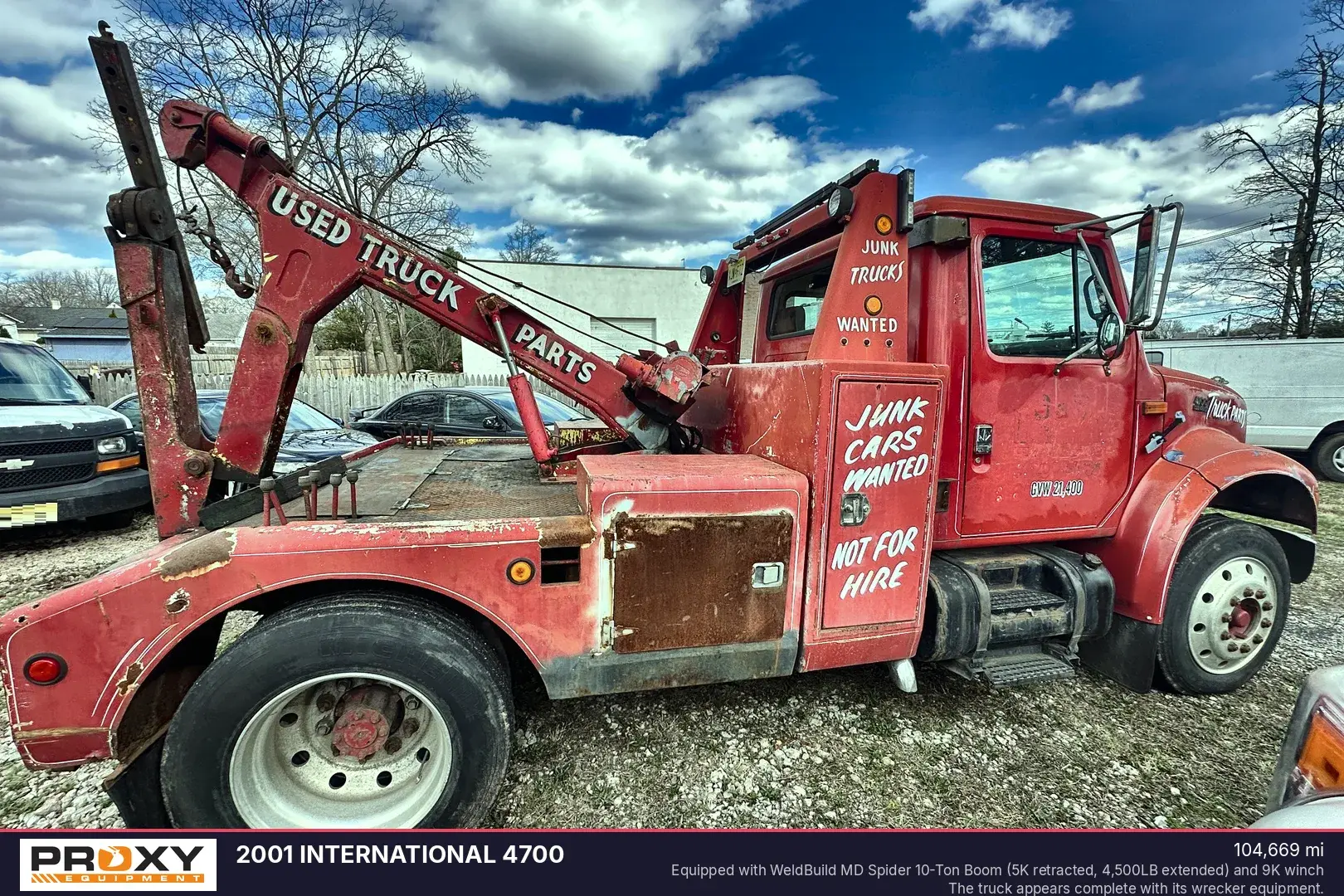 Used 2001 INTERNATIONAL 4700 Dump trucks New Jersey US | Proxy Equipment #1377718