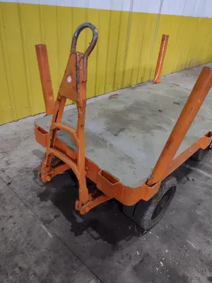 (2) 72" X 36" A STREICH & BROS HEAVY DUTY FLAT BED TOW CARTS: STOCK #23688