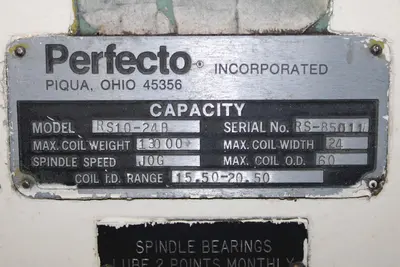 Used PERFECTO _UNKNOWN_ Coil Feed Lines Ohio US | D & D Industries #1349144