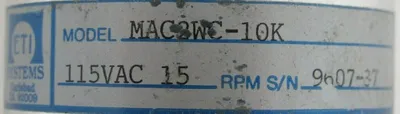 NEW ETI MAC2WC-10K AC MOTORIZED POTENTIONMETER MAC2WC10K