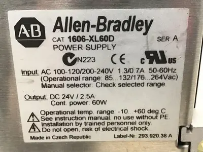 USED ALLEN BRADLEY 1606-XL60D
