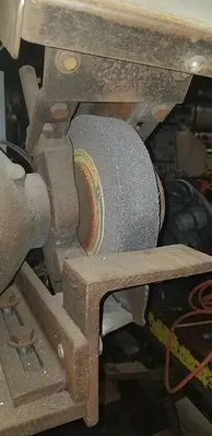 USED W.D. ALLEN 10'' DUAL WHEEL GRINDER