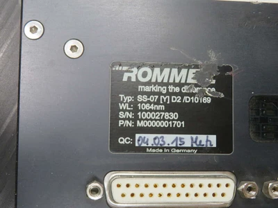 Used ROMMEL _UNKNOWN_ Lasers / Laser Systems Texas US | OCO Industrial #1690873