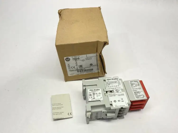 Used ALLEN-BRADLEY SER A SAFETY CONTROL RELAY 10A 600VAV 24VDC COIL Relays & Switches | Maverick Industrial Sales #1100465
