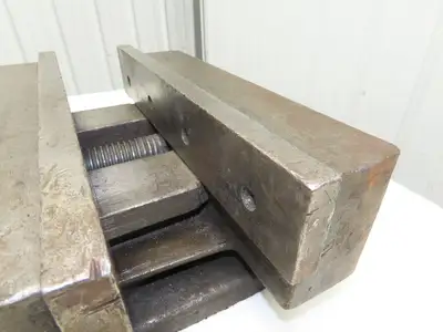 Large Milling Machine Shaper Work holding Vise 15.75" Jaws 12.5" Opening