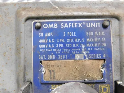 USED SQUARE D QMB-3603-T