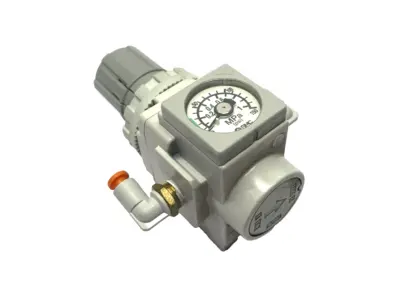 Used SMC Pneumatic Regulator 1/8" NPT Ports Air Pressure Regulators Michigan US | Maverick Industrial Sales #1395617