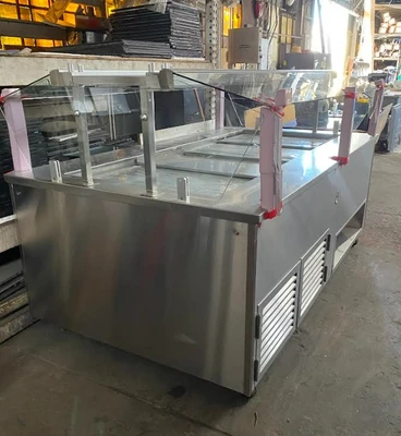 101-0085 Wasserstrom 7’ Self Contained Salad Bar