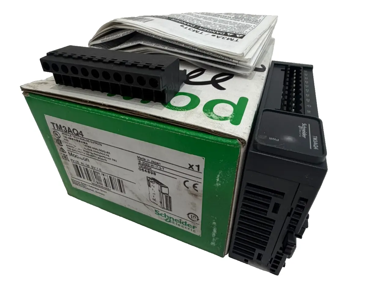 NEW SCHNEIDER ELECTRIC TM3AQ4 MODICON ANALOG OUTPUT MODULE