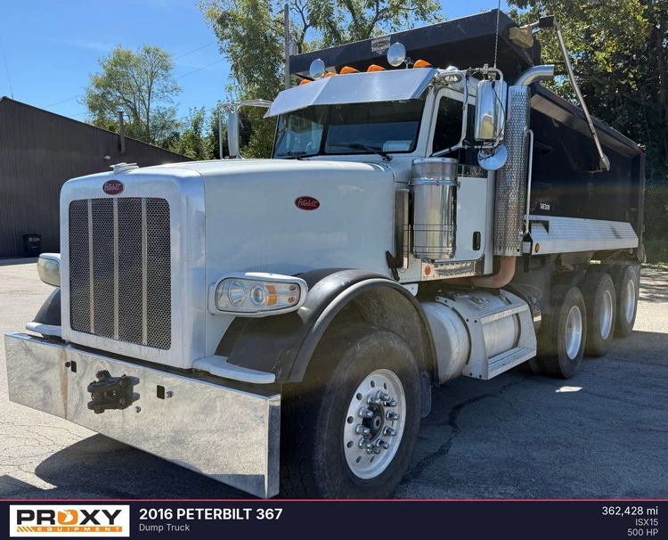 Used 2016 PETERBILT 367 Dump trucks Kentucky US | Proxy Equipment #1506184