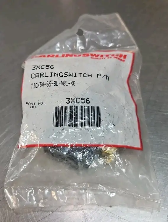 Used Carling Carlingswitch 3XC56 TIGK54-6S-BL-NBL-XG Relays & Switches South Carolina US | Palmetto Automation #1160517