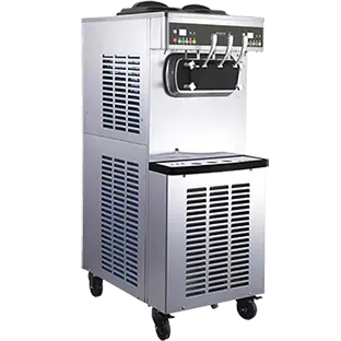 186-0007 Pasmo S970FA2 Standing 2 Flavor Twist Ice Cream Dispenser Freezer