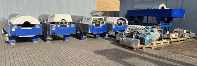 (4) Alfa-Laval ALDEC 556 decanter centrifuges, 316SS.