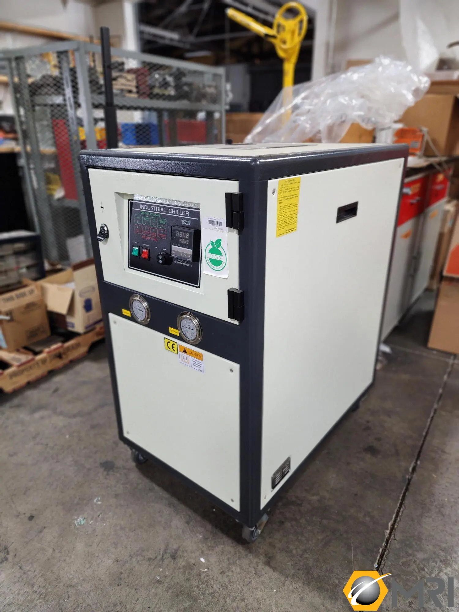 Plastic Machinery XC-05WCI Air Cooled Chiller, used with injection molding machines