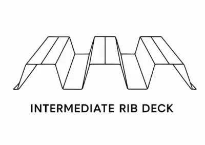 Intermediate Rib Deck Roll Forming Machine – UAE
