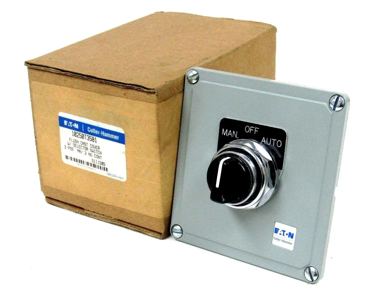 NEW EATON 10250T3581 SELECTOR SWITCH AND COVER