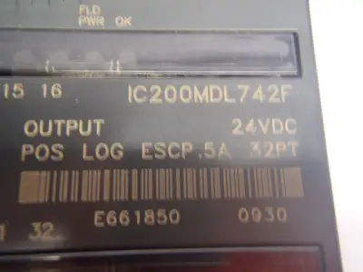 Used GE Fanuc Output Position Logic Module 24VDC 32 Point V11197 Input / Output Modules Michigan US | Maverick Industrial Sales #1396970