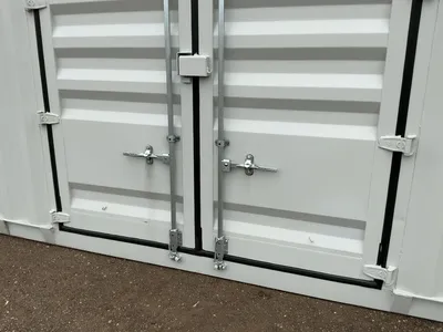 2026 40’L x 8’W x 9’ 6”T High Cube Shipping/Ground Container, swing doors on one end and four sets o...